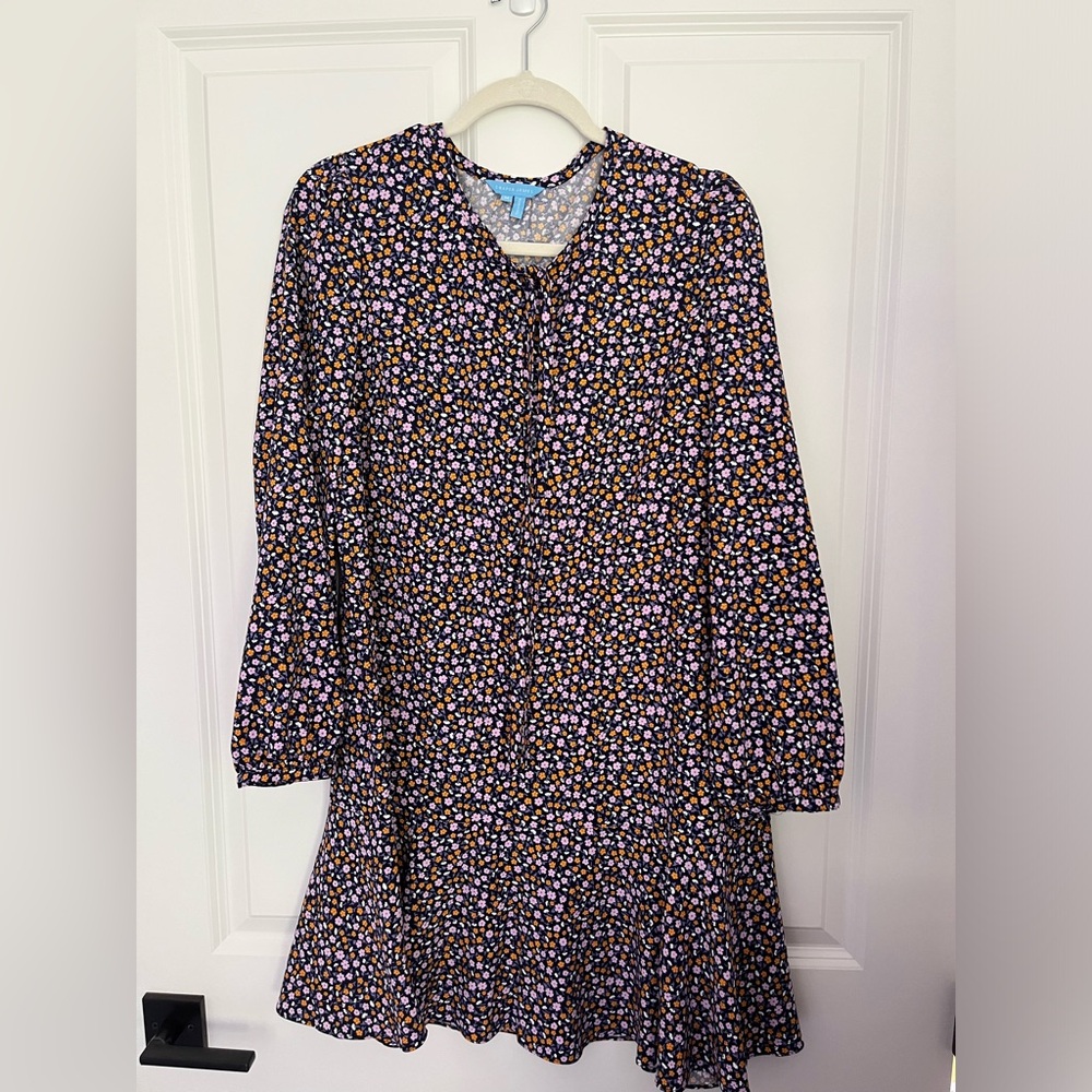 draper james dress navy floral